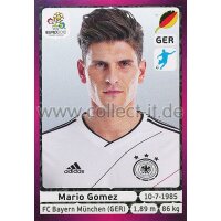Panini EM 2012 deutsche Version - Sticker 248 - Mario Gomez