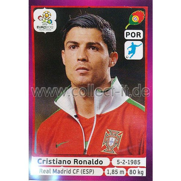 Panini EM 2012 deutsche Version - Sticker 277 - Cristiano Ronaldo