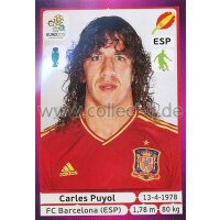 Panini EM 2012 deutsche Version - Sticker 289 - Carles Puyol