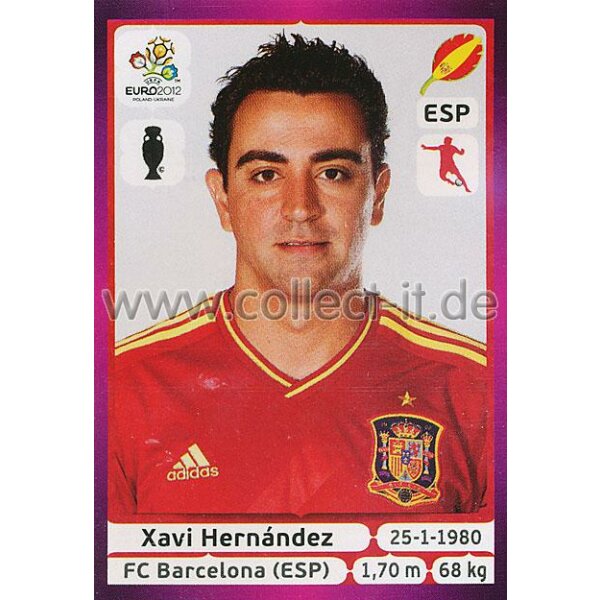 Panini EM 2012 deutsche Version - Sticker 296 - Xavi Hernandez