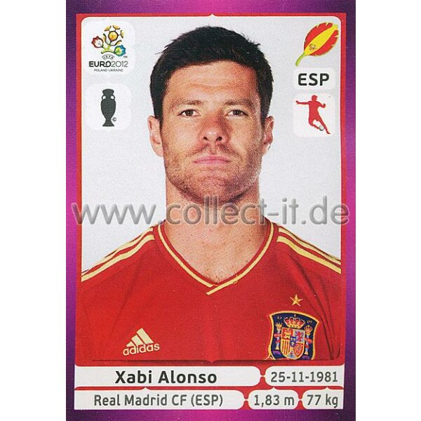 Panini EM 2012 deutsche Version - Sticker 297 - Xabi Alonso