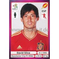 Panini EM 2012 deutsche Version - Sticker 302 - David Silva