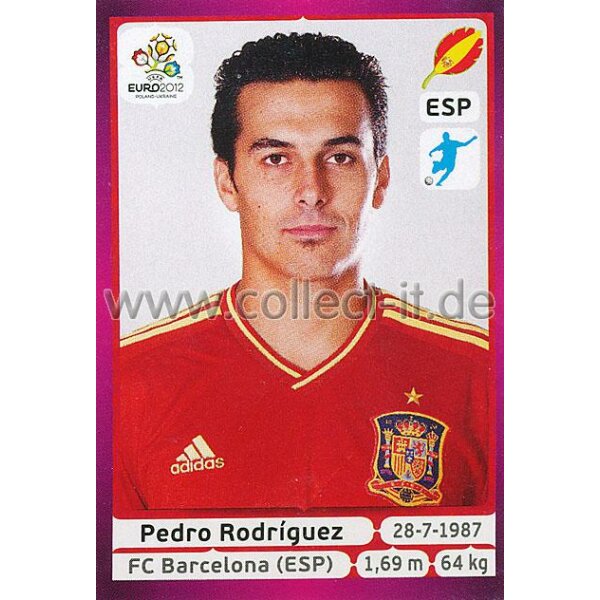 Panini EM 2012 deutsche Version - Sticker 303 - Pedro Rodríguez