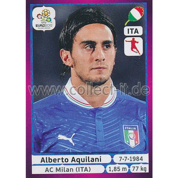 Panini EM 2012 deutsche Version - Sticker 329 - Alberto Aquilani