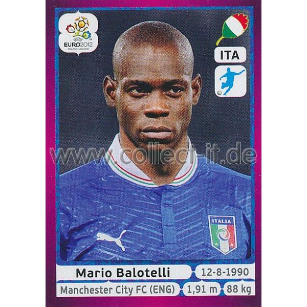 Panini EM 2012 deutsche Version - Sticker 335 - Mario Balotelli