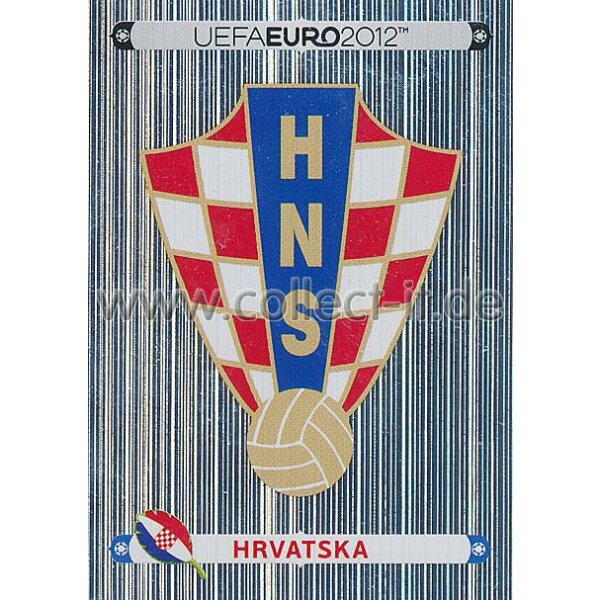 Panini EM 2012 deutsche Version - Sticker 369 - Logo - Kroatien