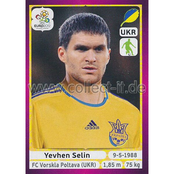 Panini EM 2012 deutsche Version - Sticker 410 - Yevhen Selin