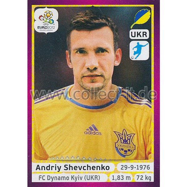 Panini EM 2012 deutsche Version - Sticker 422 - Andriy Shevchenko