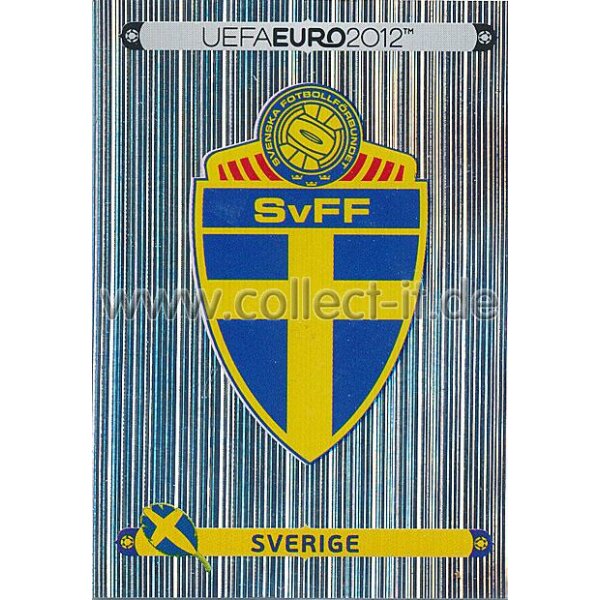 Panini EM 2012 deutsche Version - Sticker 427 - Logo - Schweden