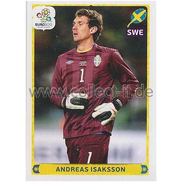 Panini EM 2012 deutsche Version - Sticker 452 - Andreas Isaksson