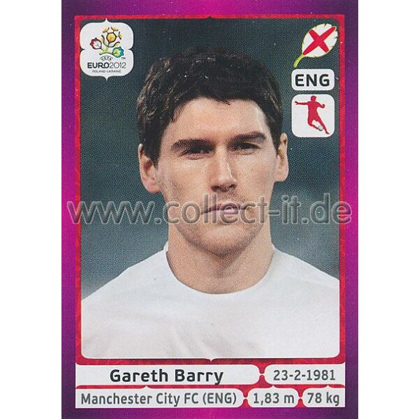 Panini EM 2012 deutsche Version - Sticker 498 - Gareth Barry