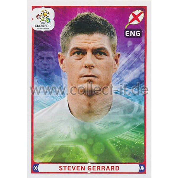 Panini EM 2012 deutsche Version - Sticker 510 - Steven Gerrard