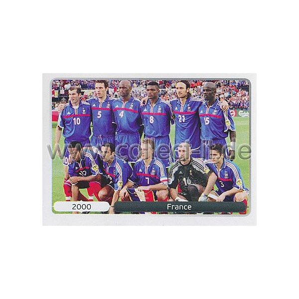 Panini EM 2012 deutsche Version - Sticker 533 - 2000 Frankreich