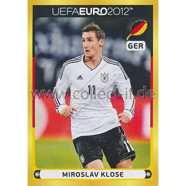 Panini EM 2012 deutsche Version - Sticker D16 - Miroslav Klose