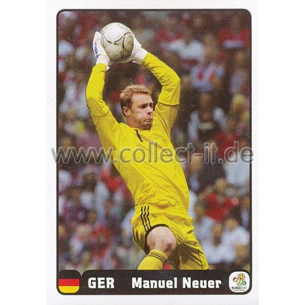 EMS04 - Panini Sondersticker Euro 2012 - Manuel Neuer 4 - Coca Cola