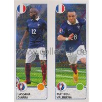 EM 2016 - Sticker 41 - Lassana Diarra - Mathieu Valbuena