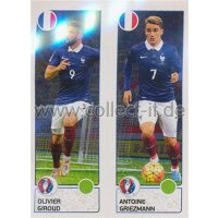 EM 2016 - Sticker 42 - Olivier Giroud - Antoine Griezmann