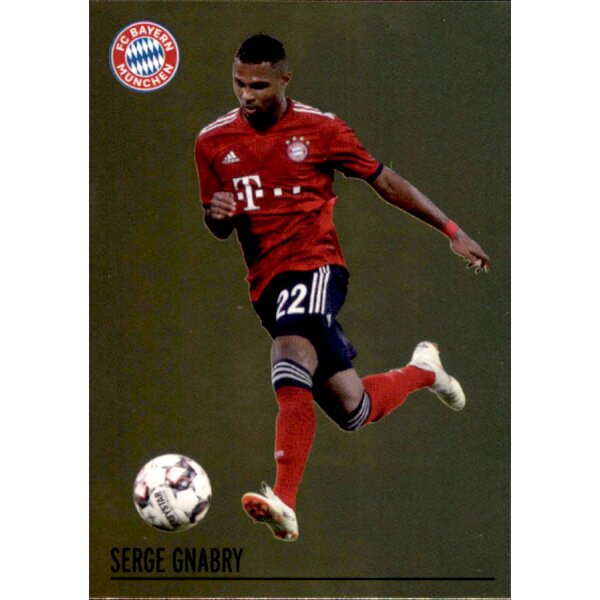 Sticker 105 - Serge Gnabry - Panini FC Bayern München 2018/19