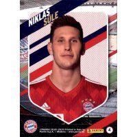 Karte 4 - Niklas Süle - Panini FC Bayern...