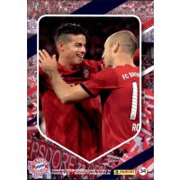 Karte 34 - Jubel - Panini FC Bayern München 2018/19