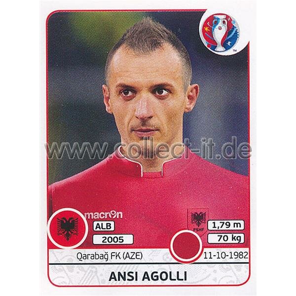 EM 2016 - Sticker 74 - Ansi Agolli