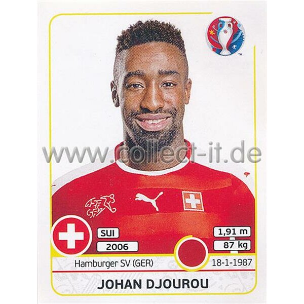 EM 2016 - Sticker 104 - Johan Djourou