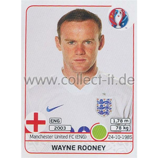 EM 2016 - Sticker 145 - Wayne Rooney