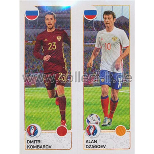 EM 2016 - Sticker 158 - Dmitri Kombarov - Alan Dzagoev