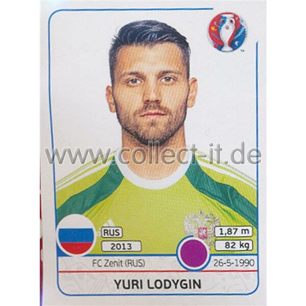 EM 2016 - Sticker 162 - Yuri Lodygin