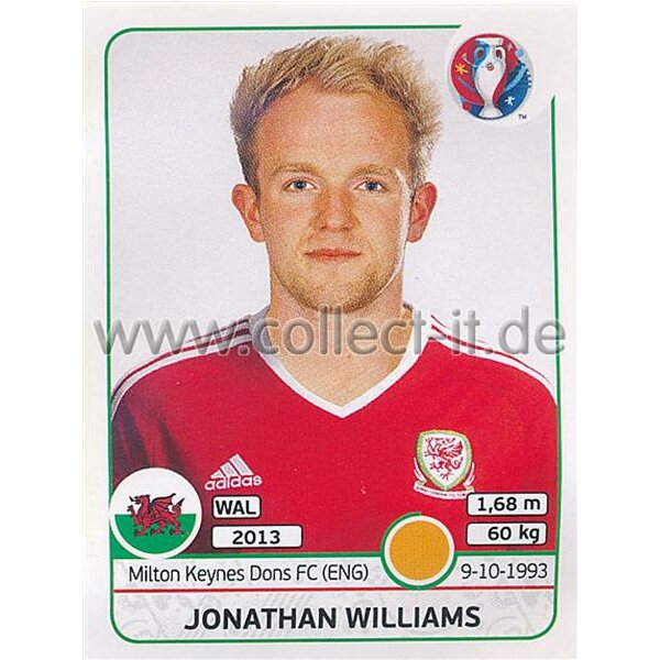 EM 2016 - Sticker 193 - Jonathan Williams