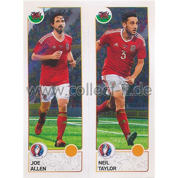 EM 2016 - Sticker 205 - Joe Allen - Neil Taylor