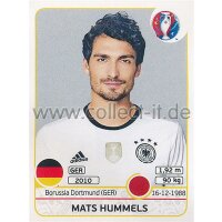 EM 2016 - Sticker 244 - Mats Hummels