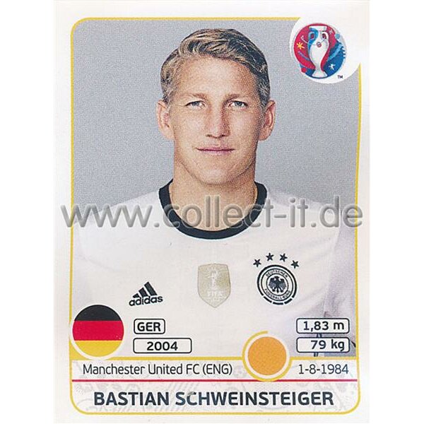 EM 2016 - Sticker 250 - Bastian Schweinsteiger