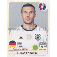 EM 2016 - Sticker 258 - Lukas Podolski