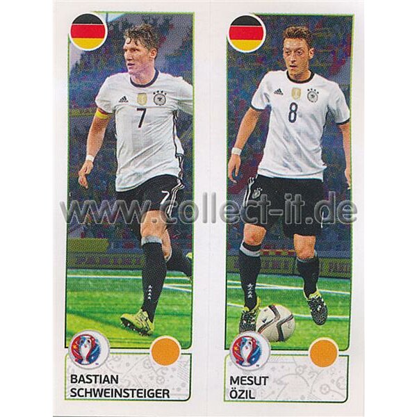 EM 2016 - Sticker 265 - Bastian Schweinsteiger - Mesut Özil