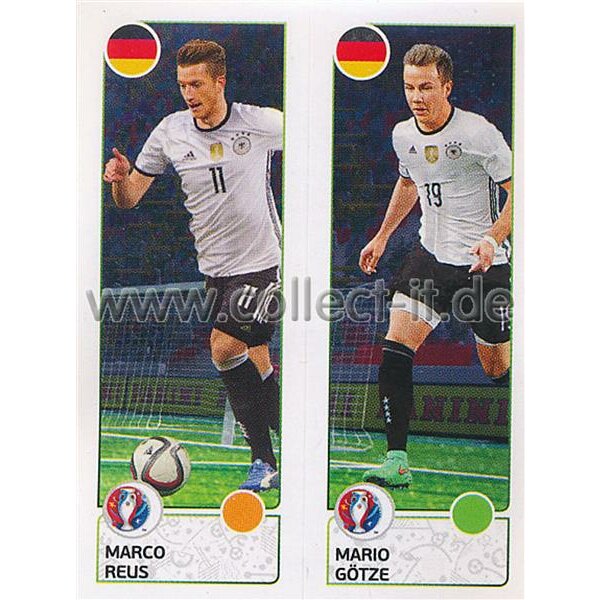 EM 2016 - Sticker 266 - Marco Reus - Mario Götze