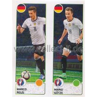 EM 2016 - Sticker 266 - Marco Reus - Mario Götze