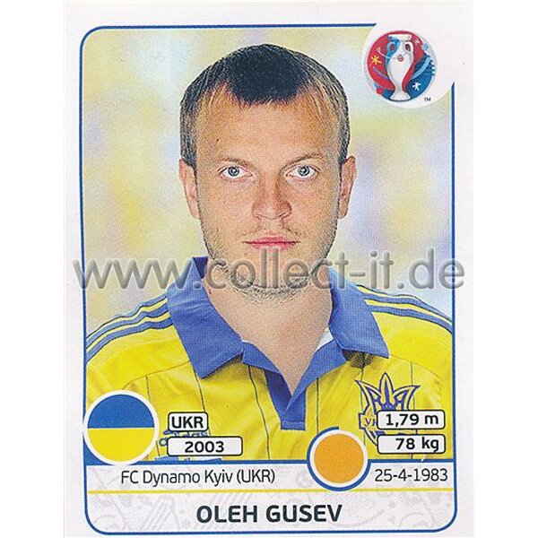 EM 2016 - Sticker 285 - Oleh Gusev