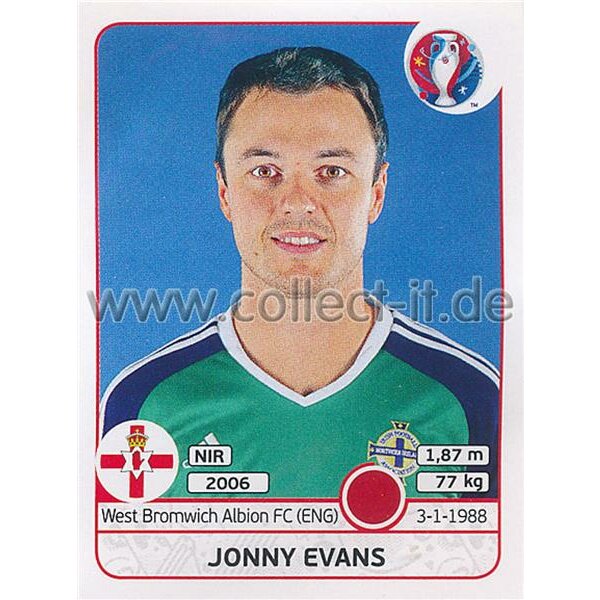 EM 2016 - Sticker 331 - Jonny Evans