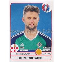 EM 2016 - Sticker 340 - Oliver Norwood