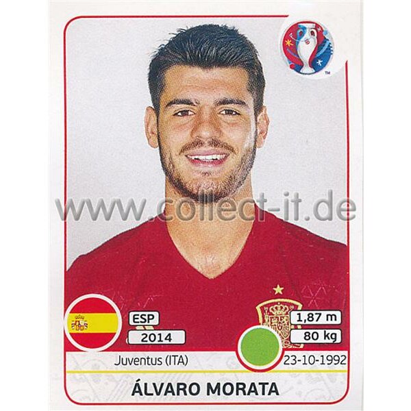 EM 2016 - Sticker 370 - Alvaro Morata