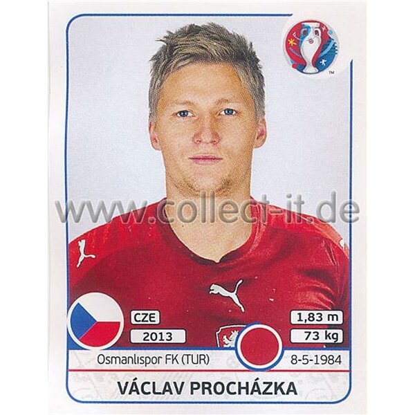 EM 2016 - Sticker 387 - Vaclav Prochazka