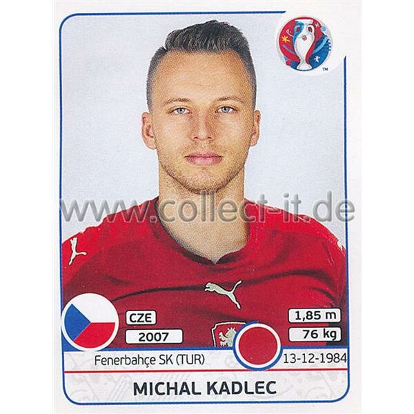 EM 2016 - Sticker 390 - Michal Kadlec