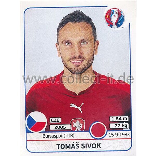 EM 2016 - Sticker 392 - Tomas Sivok