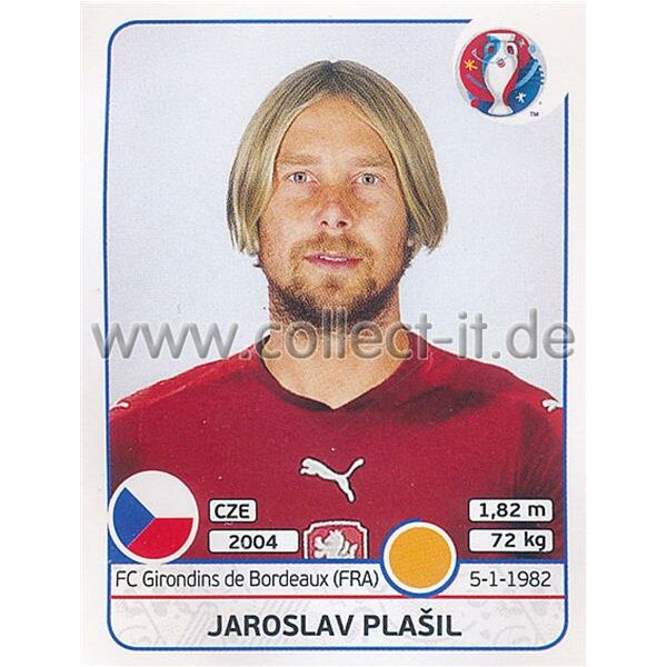 EM 2016 - Sticker 396 - Jaroslav Plasil