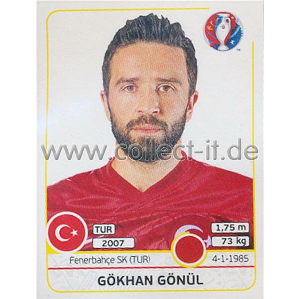 EM 2016 - Sticker 408 - Gökhan Gönül