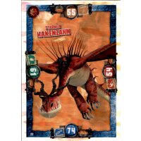 22 - Starker Hakenzahn - Drachen Karte - Dragons 3 - Die...