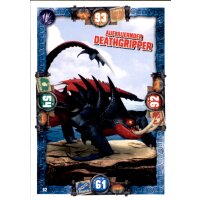 62 - Auflauender Deathgripper - Drachen Karte - Dragons 3...