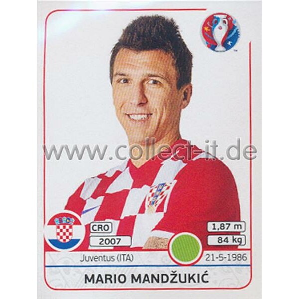 EM 2016 - Sticker 456 - Mario Mandzukic