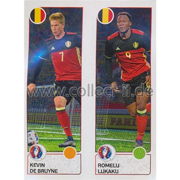 EM 2016 - Sticker 490 - Kevin De Bruyne - Romelu Lukaku